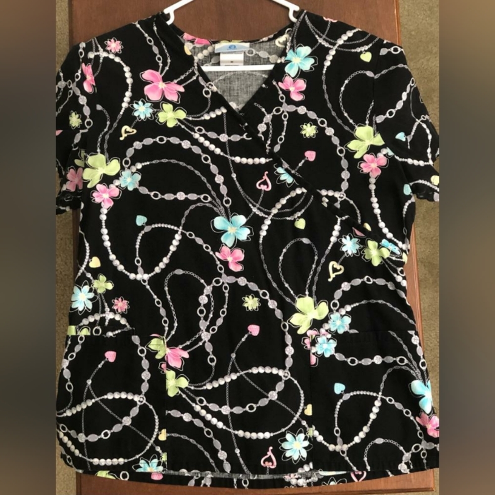 Womens scrub top